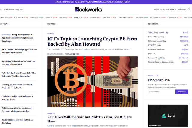 Blockworks Editorial